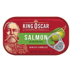 King Oscar Skinless Boneless Salmon - 4.05 Oz