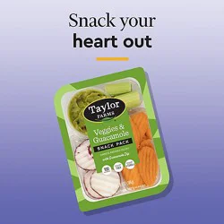 Veggies And Guacamole Snack Tray - 6.5 Oz