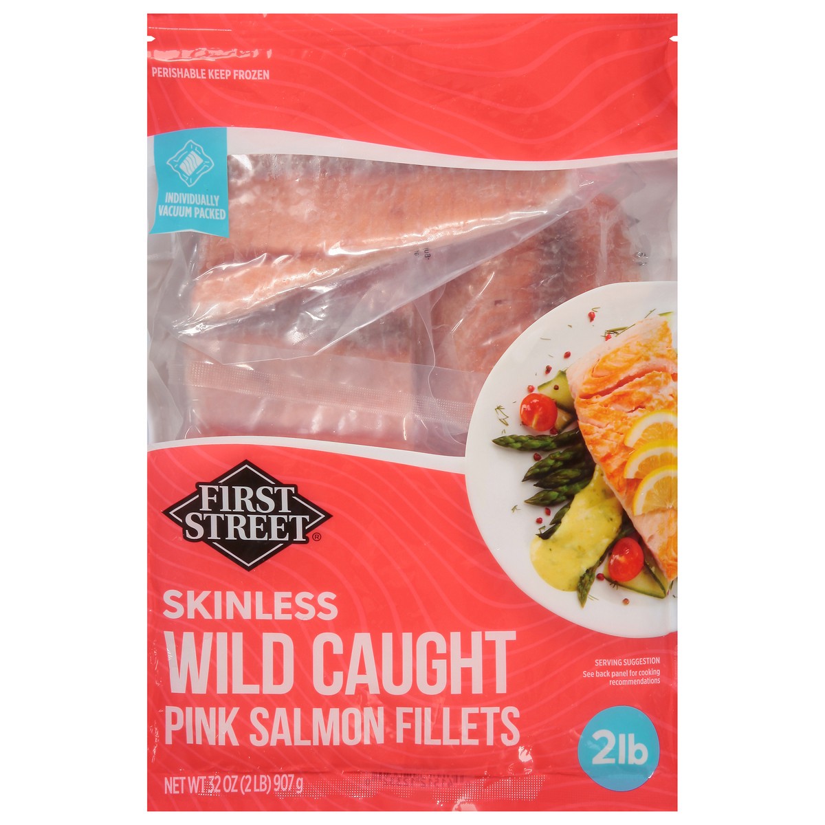 slide 4 of 4, First Street Great American Salmon Fillets, 2 lb