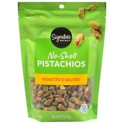 Signature Select Pistachios Dry Roasted Sea Salt No Shell - 6 Oz