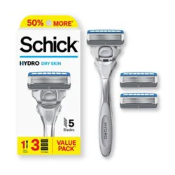 Schick Hydro 5 Dry Skin Kit 3 - Each