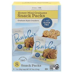 Pamelas Honey Mini Graham 8pk - 8 Oz