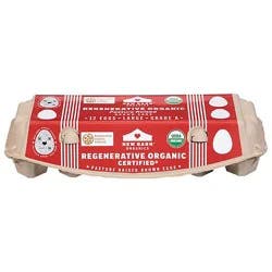 New Barn Organics Pasture Raised Brown Eggs - 12 Count
