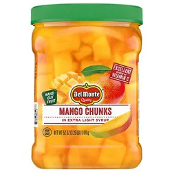 Del Monte Mango Chunks In Extra Light Syrup - 52 Oz