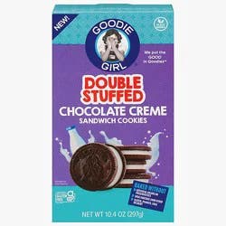 Goodie Girl Cookie Chocolate Creme Double Stuffed - 10.4 Oz.