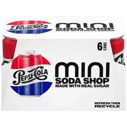 Pepsi Real Sugar - 6-7.5 Fl. Oz.