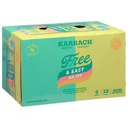 Karbach Brewing Company Free & Easy Na Ipa In Cans 6 Pack- 6-12 Fl. Oz.