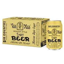 Big Country Tex Mex Lager 6 Pack In Cans - 6-12 Fl. Oz.