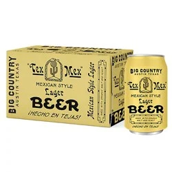 Big Country Tex Mex Lager 6 Pack In Cans - 6-12 Fl. Oz.