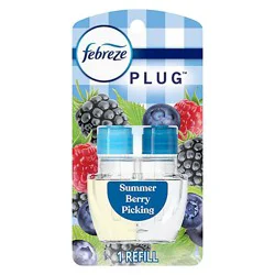 Febreze Plug Scented Oil Refill Limited Edition Summer Berry Picking - 0.87 Fl. Oz.