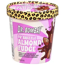 Dr Bombay Ice Cream Almond Fudge - 1 Pint