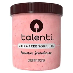 Talenti Dairy Free Sorbetto Summer Strawberry - 1 Pint