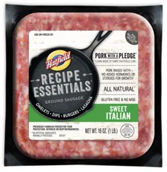 Hatfield Ground Sausage Sweet Italian - 16 Oz