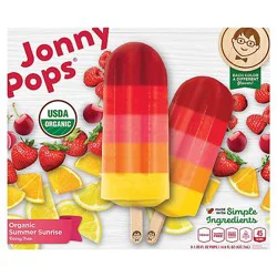 Jonnypops Popsicle Summer Sunrise Organic - 14.8 Fl. Oz.