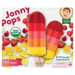 Jonnypops Popsicle Summer Sunrise Organic - 14.8 Fl. Oz.