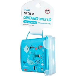 On The Go Kids Container With Lid Unicor - Each
