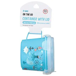 On The Go Kids Container With Lid Unicor - Each