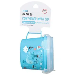 On The Go Kids Container With Lid Unicor - Each