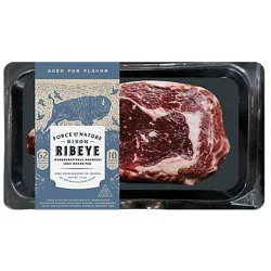 Force Of Nature Bison Ribeye - 10 Oz