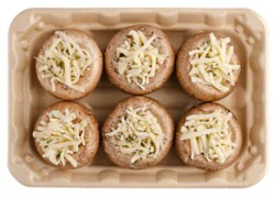 Baby Bella Mushroom Caps Stuffed W/artichoke Cheese - 8 Oz.