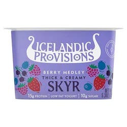 Icelandic Provisions Berry Medley Skyr Yogurt - 5.3 Oz