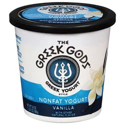 Greek Gods Non Fat Vanilla Yogurt - 24 Oz