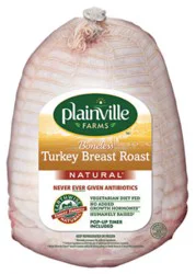 Plainville Farms Antibiotic Free Turkey Breast Roast - 0.5 Lb