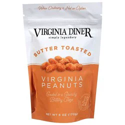 Virginia Diner Peanuts Butter Toasted - 6 Oz