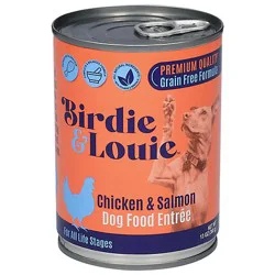 Birdie And Louie Wet Dog Food Chicken And Salmon - 13 Oz