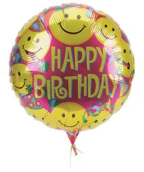 Birthday Balloon Mylar Standard 18 Inch - Each