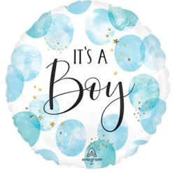 Baby Boy Balloon Mylar Jumbo 36 Inch - Each