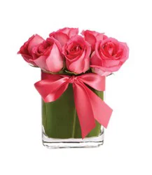 Overjoyed Boutique Pink Mini Modern Rose Arrangement - Each