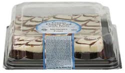 Mjays Cream Cheese Iced Brownie With Chocolate Drizzle 8 Count - 13 Oz.