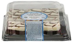 Mjays Cream Cheese Iced Brownie With Chocolate Drizzle 8 Count - 13 Oz.