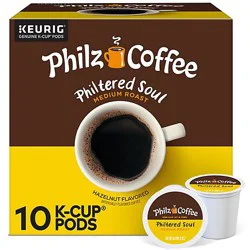Philz Coffee Philtered Soul K Cup Pod Coffee Single Serve Keurig K Cup Pods Medium Roast Coffee - 10 Count