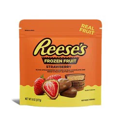 Reese's Peanut Butter And Milk Chocolate Strawberry Slices Frozen Fruit - 8 Oz