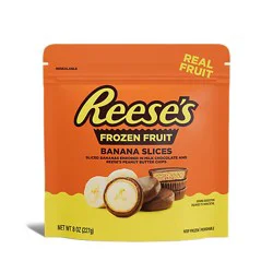 Reese's Peanut Butter And Milk Chocolate Banana Slices Frozen Fruit - 8 Oz