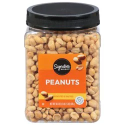 Signature Select Peanuts Oil Roasted And Salted - 34.5 Oz.