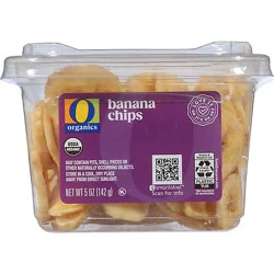 O Organics Banana Chips - 5 Oz