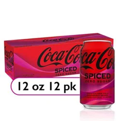 Coca Cola Spiced Zero Sugar - 12-12 Fl. Oz.