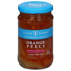 Tillen Farms Orange Peels Candied In Syrup - 12.6 Oz.
