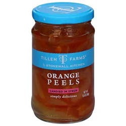 Tillen Farms Orange Peels Candied In Syrup - 12.6 Oz.