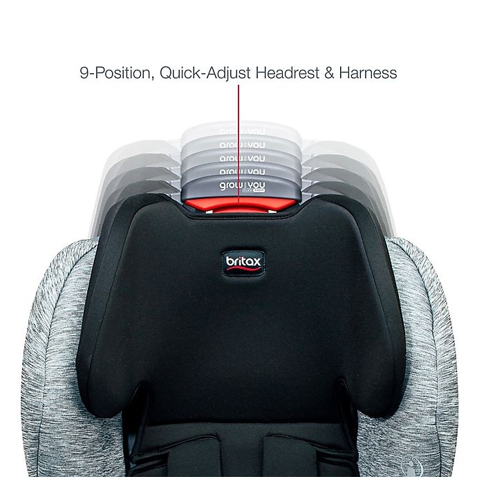 slide 12 of 14, Britax Grow With You ClickTight Harness-2-Booster Car Seat - Spark, 1 ct