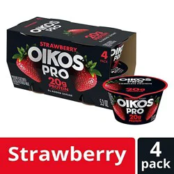 Oikos Pro Strawberry 4-21.2 Oz