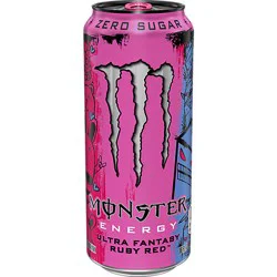 Monster Energy Ultra Fantasy Ruby Red - 16 Fl. Oz.
