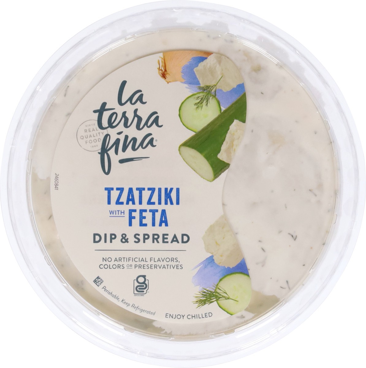 slide 12 of 12, La Terra Fina Tzatziki With Feta Dip - 10 Oz, 10 oz