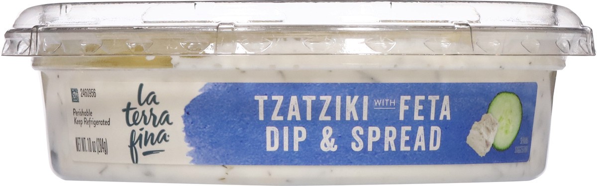 slide 3 of 12, La Terra Fina Tzatziki With Feta Dip - 10 Oz, 10 oz
