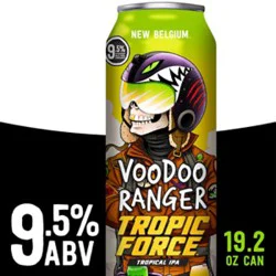 New Belgium Voodoo Tropic Force Ipa In Cans - 19.2 Fl. Oz.