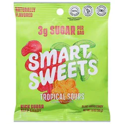 Tropical Sours Gummy Candy Single Serving Pouch - 1.8 Oz
