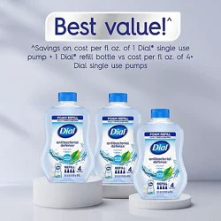 Dial Spring Water Antibacterial Foaming Hand Wash Refill - 4-30 Fl. Oz.